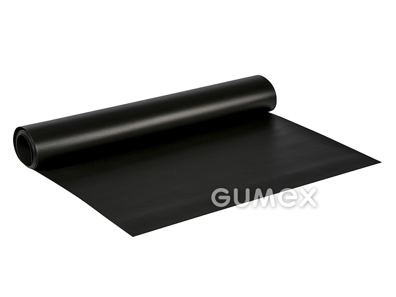Folie für Kurzwaren 842, 0,4mm, Breite 1400mm, 40°ShD, D62 Dessin, PVC, schwarz (6001), 